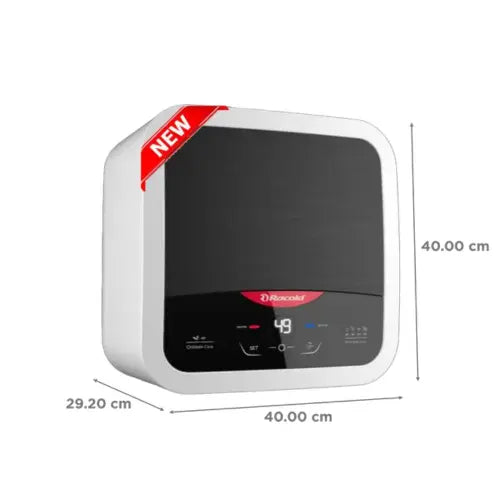 Racold Omnis DG 15 Litres 5 Star Storage Water Geyser with 2000 Watts, 8 Bar Pressure (Black)