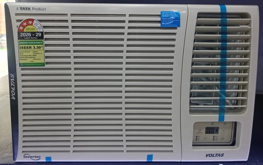 Voltas 183Inv Elite (2026 Series) 1.5 Ton 3 Star Inverter Window AC – Copper Condenser, Turbo Cooling, High Ambient Cooling up to 52°C, R32 Refrigerant