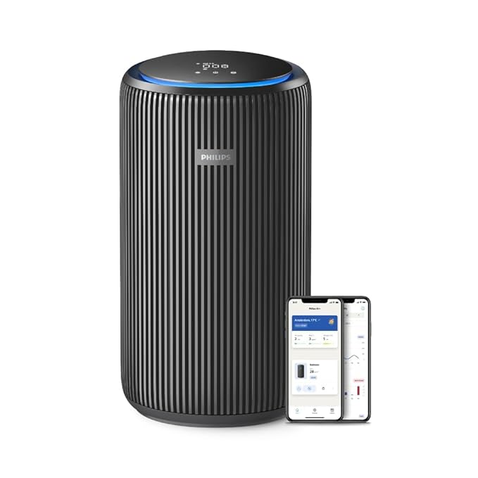 Philips AC4221 Smart Air Purifier for Home|Real Time AQI Display|Covers upto 700 sqft|Removes 99.97% of Virus,Allergen,Dust & PM2.5|50% Quieter|Filter Life Upto 9000 Hrs|Ideal for Living/Big rooms