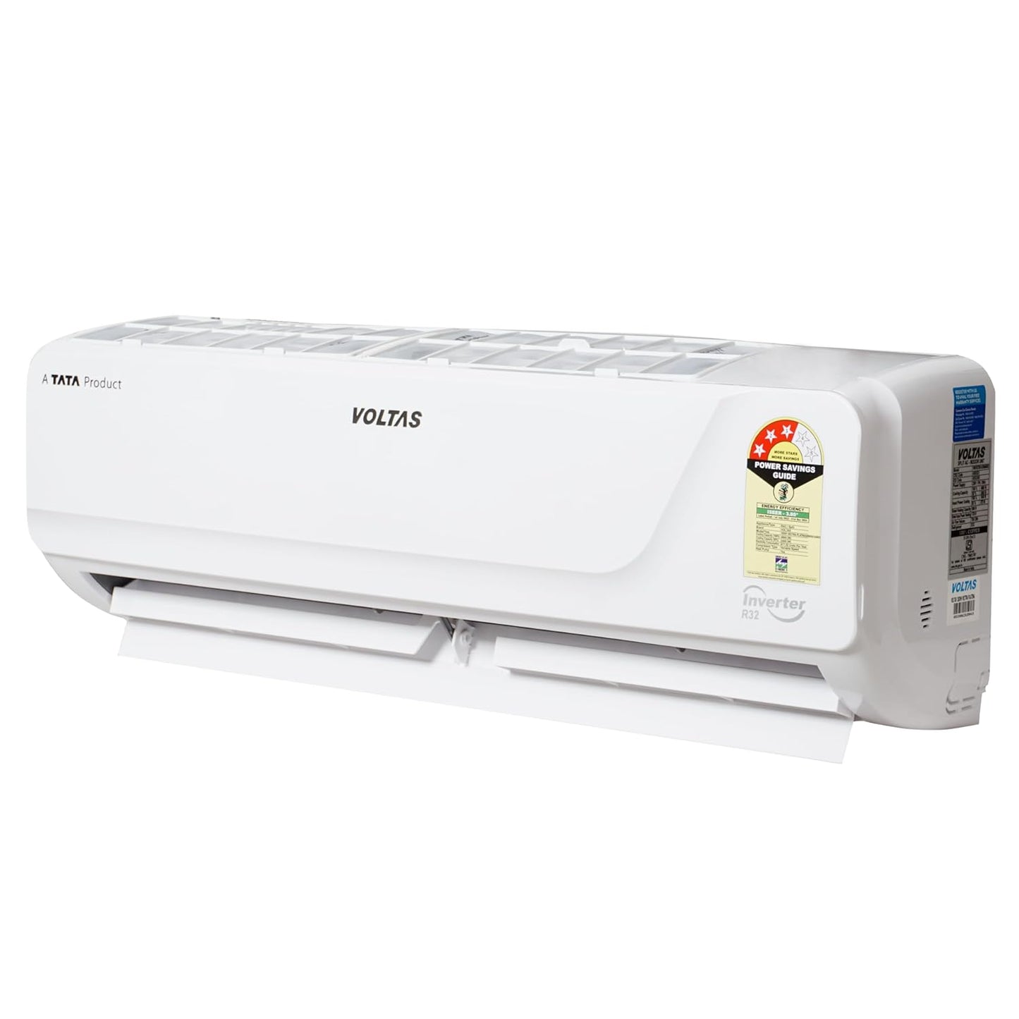 Voltas 1.5 Ton 3 Star Hot & Cold Inverter Split AC (Copper, 4-in-1 Adjustable Cooling, Anti-dust Filter, 2023 Model, 183VH VECTRA PLATINA, White)