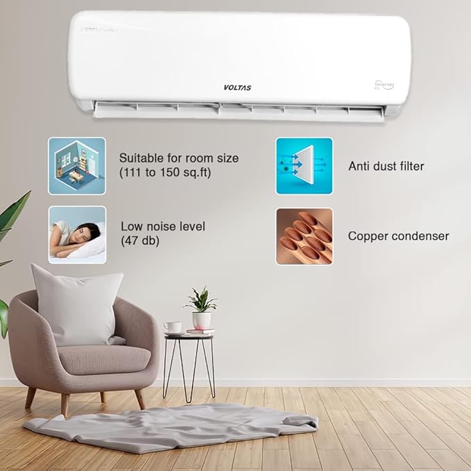 Voltas 1.5 Ton 3 Star Split Air Conditioner 183V Vectra Prime